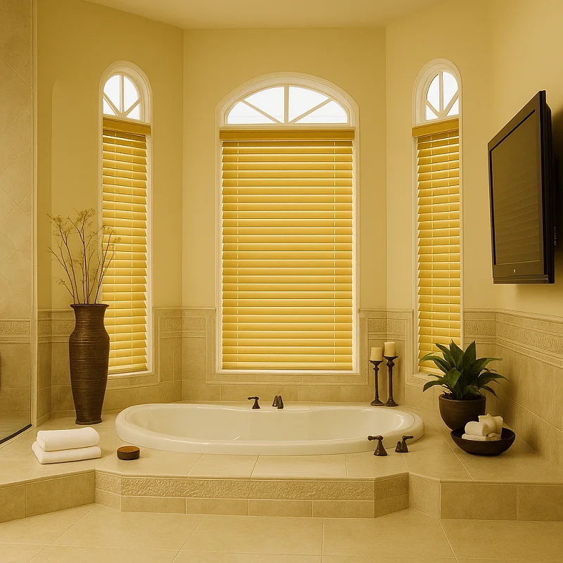 Yellow Blinds [Yellow Venetian Blinds]