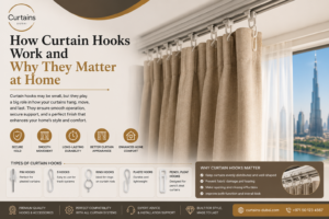 Read more about the article How curtain hooks Work and Why They Matter at Home