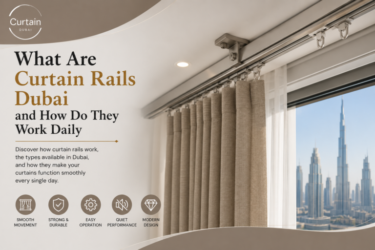 Read more about the article What Are Curtain Rails Dubai and How Do They Work Daily