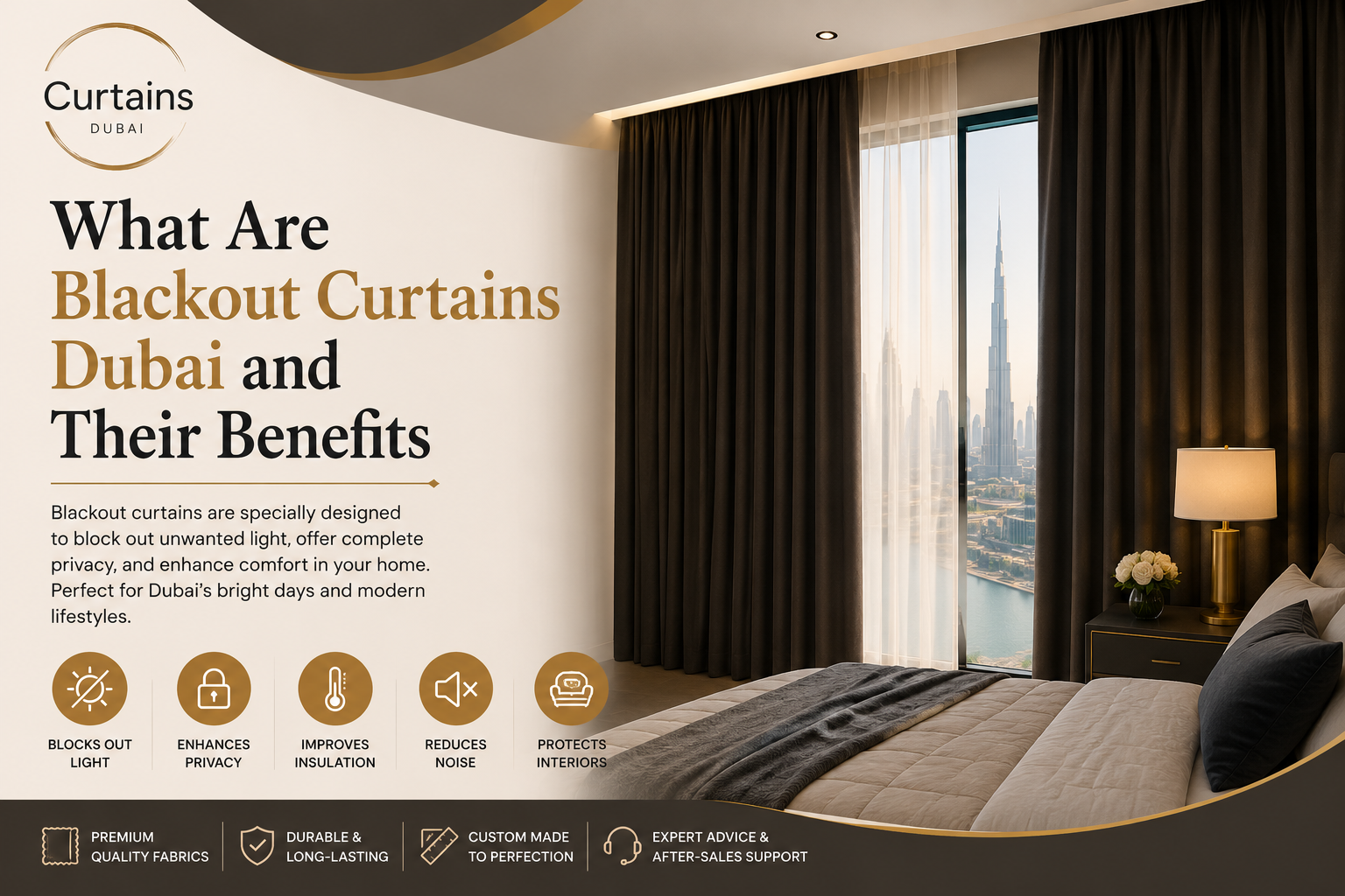 Read more about the article What Are blackout curtains dubai and Their Benefits
