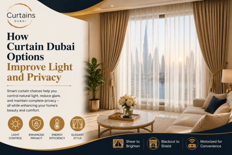 Read more about the article How Curtain Dubai Options Improve Light and Privacy