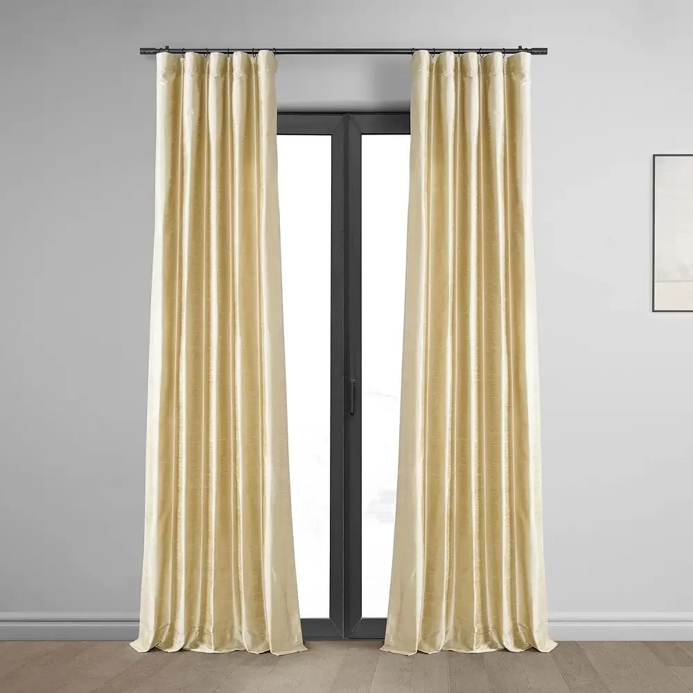 silk curtains