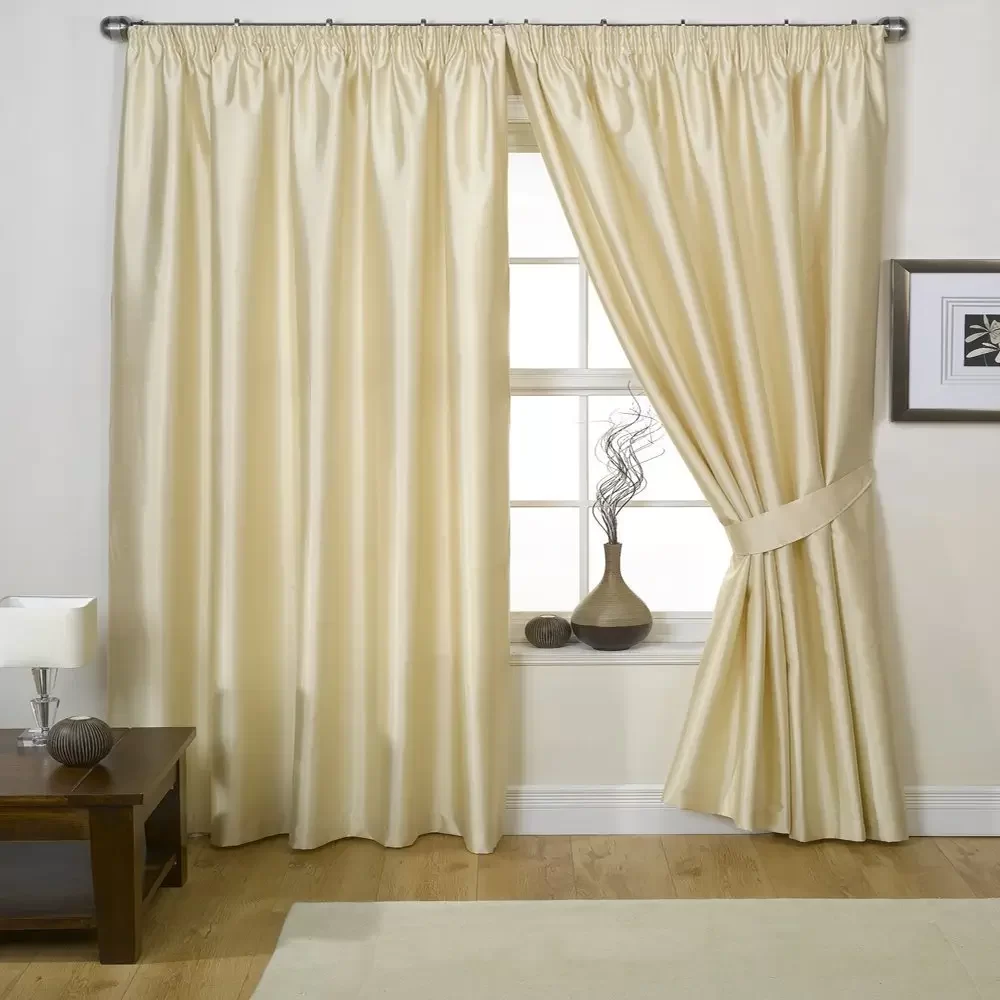 silk curtains