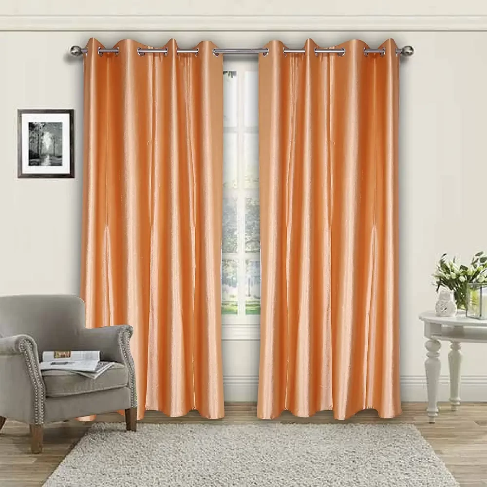 silk curtains