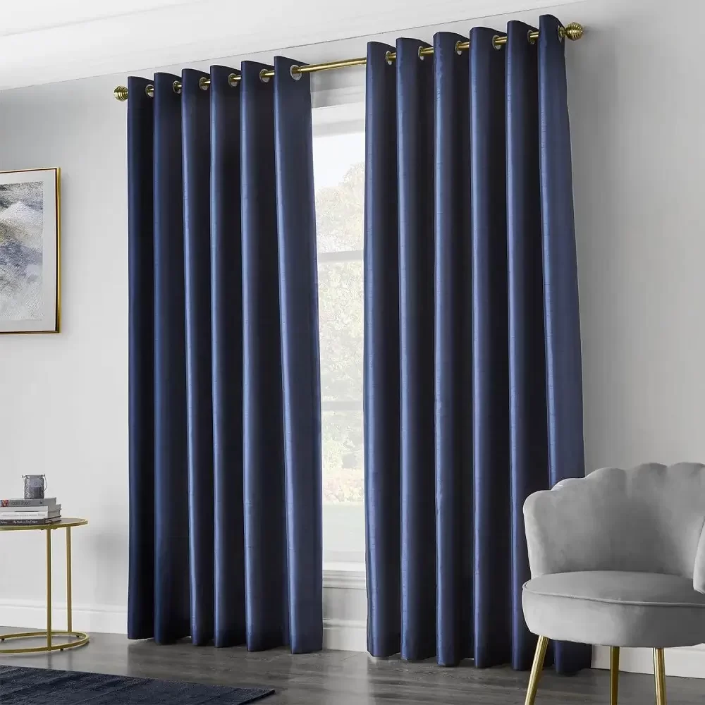 silk curtains