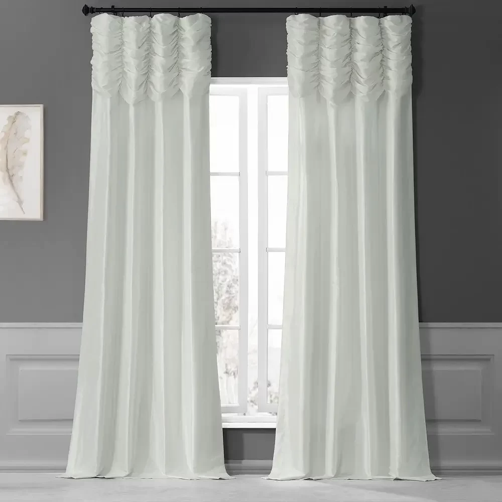 silk curtains